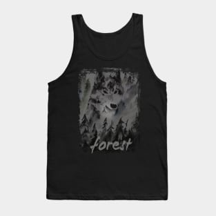 wolf in the forest Tank Top